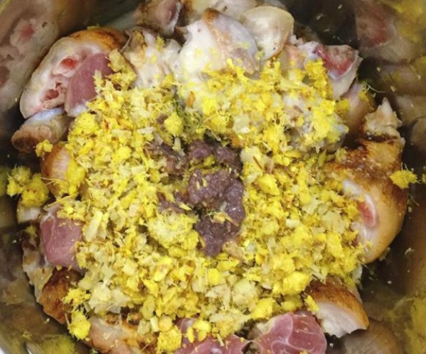 cách nấu giả cầy