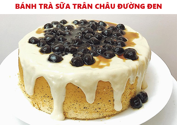 Cách làm bánh trà sữa trân châu đường đen
