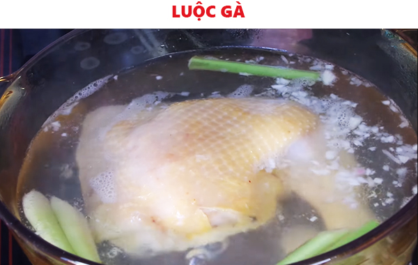 Luộc chín gà