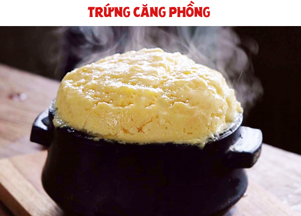 Khi trứng đã căng phồng