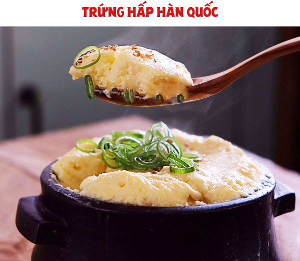 Cách làm trứng hấp Hàn Quốc