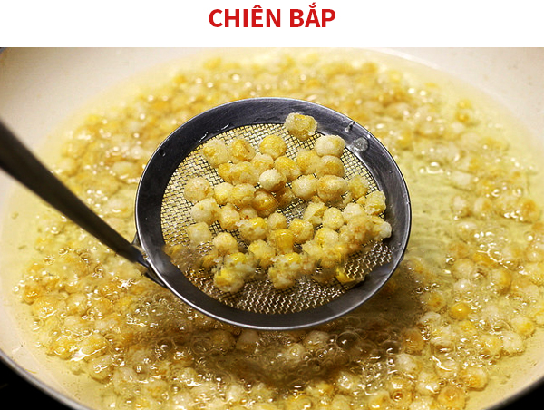 Cách làm bắp chiên bơ