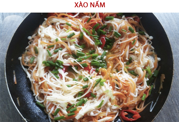 Cách làm nấm xào cay