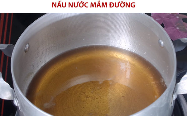 Cách nấu hỗn hợp nước mắm đường