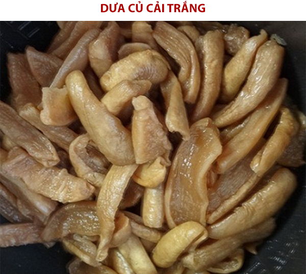 Cách muối dưa củ cải trắng