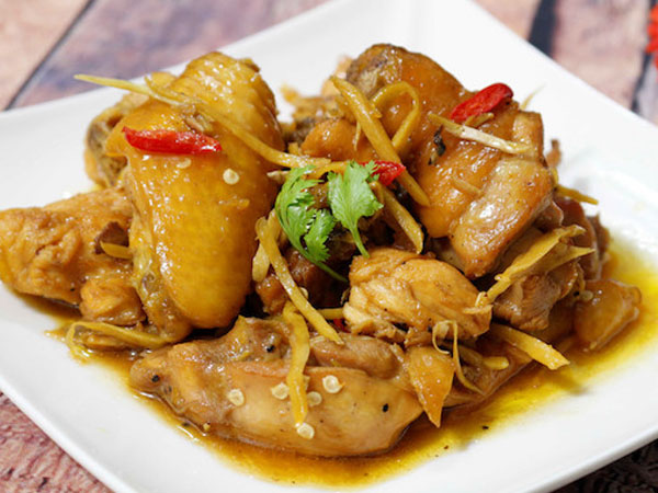 gà kho gừng