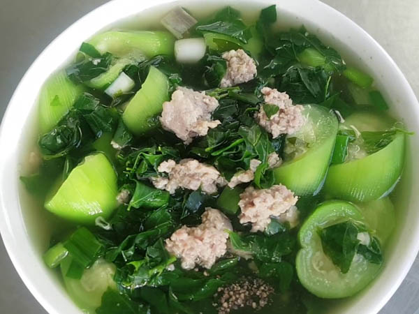 canh rau ngót