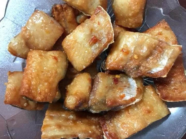 cá khô chiên