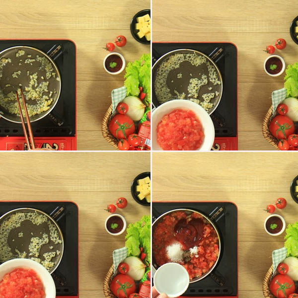 cách làm nước sốt bánh mì chảo