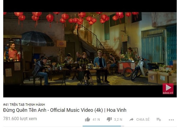 Kênh Youtube của Hoa Vinh đã vượt mặt hàng loạt sao Việt đình đám về lượng người theo dõi chỉ sau 1 MV debut