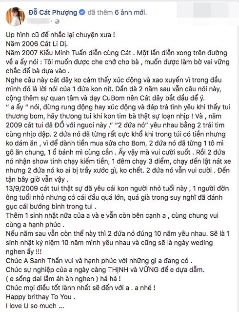 Cát Phượng bật mí thời gian tổ chức đám cưới với Kiều Minh Tuấn