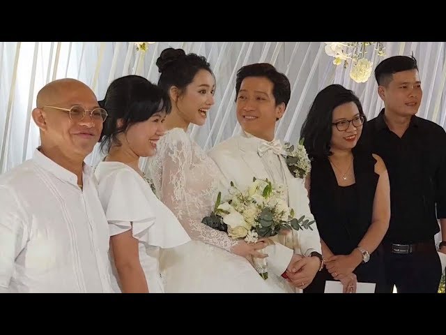 Cận cảnh đám cưới Trường Giang và Nhã Phương (25/09/2018)