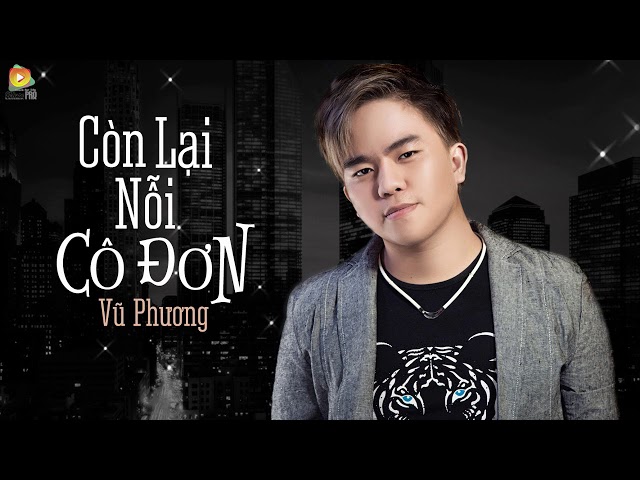 Còn Lại Nỗi Cô Đơn (Nhạc Hoa) - Vũ Phương (Video Lyrics)